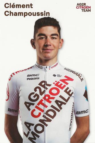 2021 AG2R Citroën Team #NNO Clement Champoussin Front
